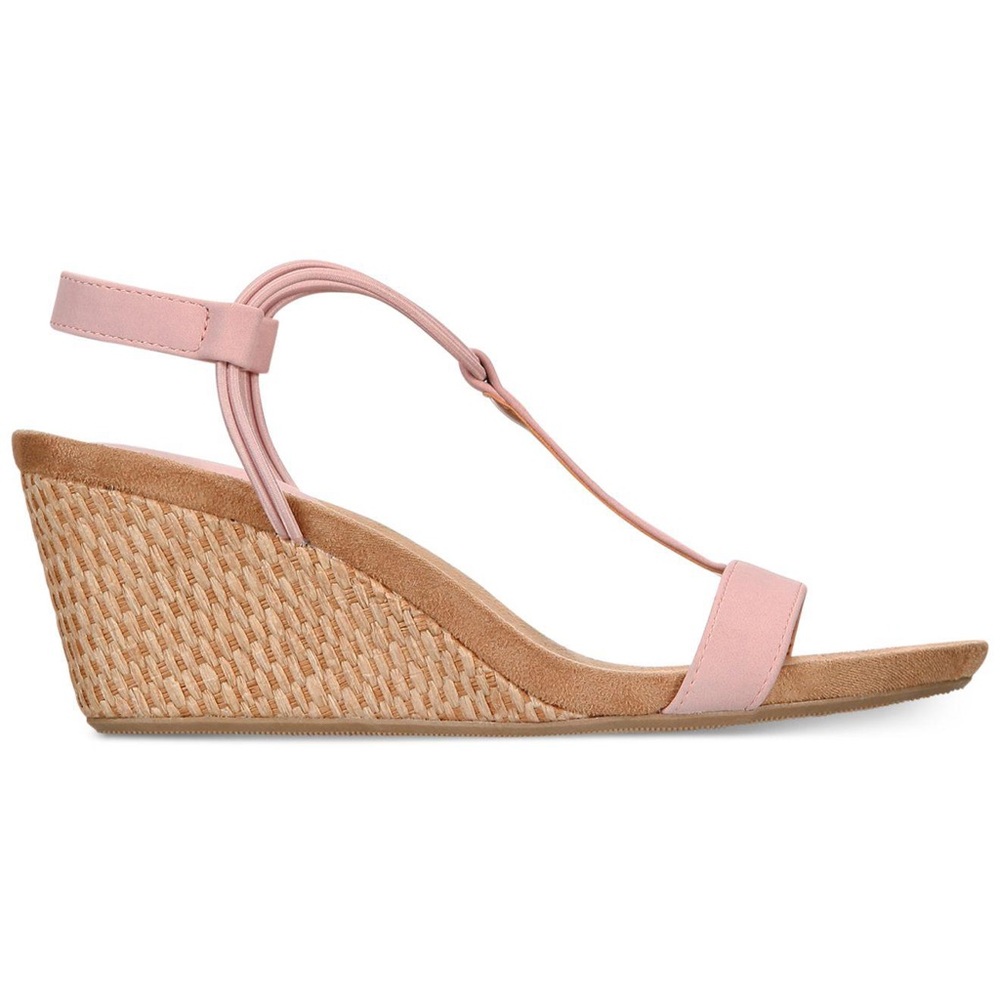 Brand New suede slingback wedges.